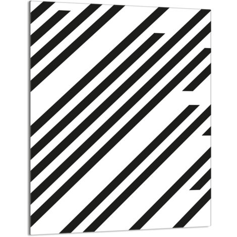 TAGLIERE IN VETRO 40x52 Strisce
