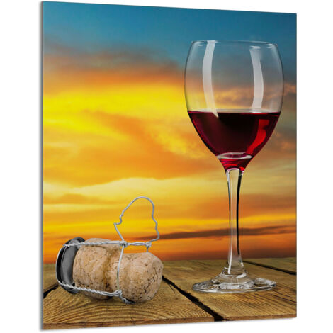 TAGLIERE IN VETRO 40x52 Vino