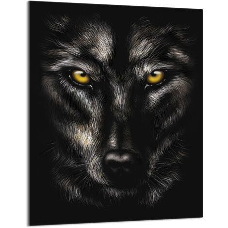 TAGLIERE IN VETRO 40x52 Wolf