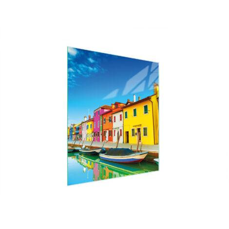 TAGLIERE IN VETRO 45x52 BARCHE