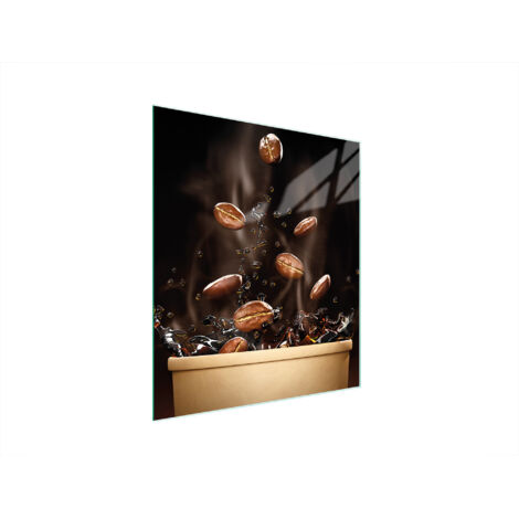 TAGLIERE IN VETRO 45x52 CAFFÈ