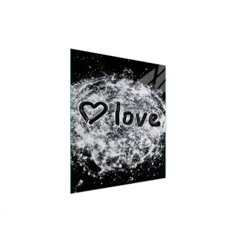 TAGLIERE IN VETRO 45x52 CUORE
