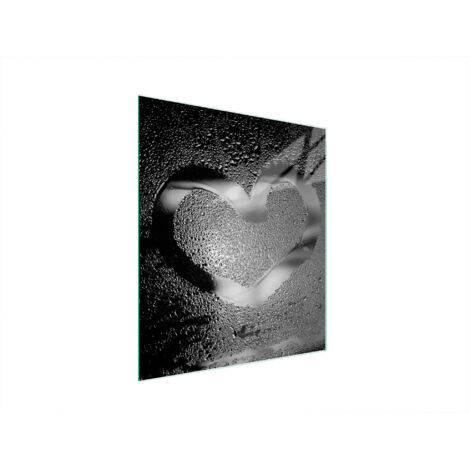 TAGLIERE IN VETRO 45x52 CUORE