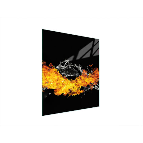 TAGLIERE IN VETRO 45x52 FUOCO
