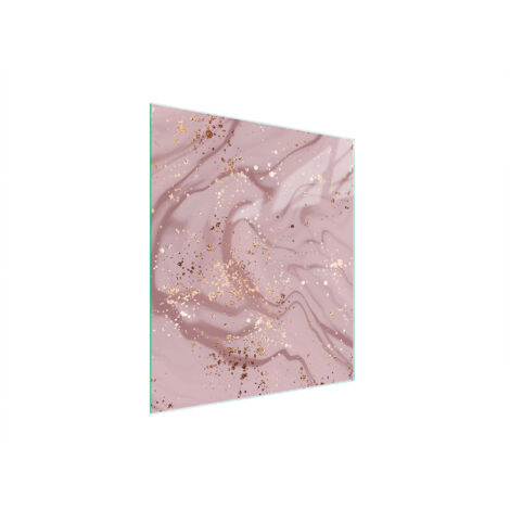TAGLIERE IN VETRO 45x52 MARMO