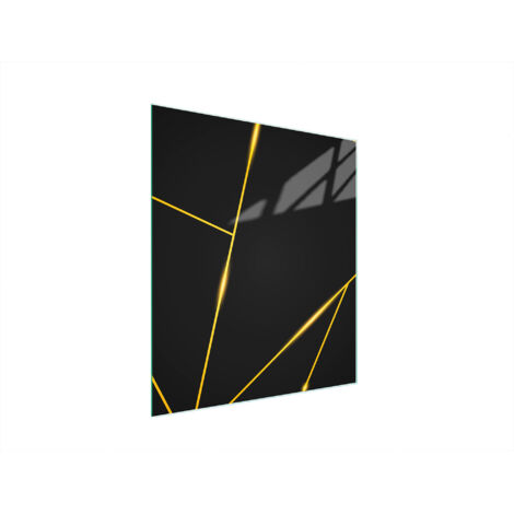 TAGLIERE IN VETRO 45x52 NERO