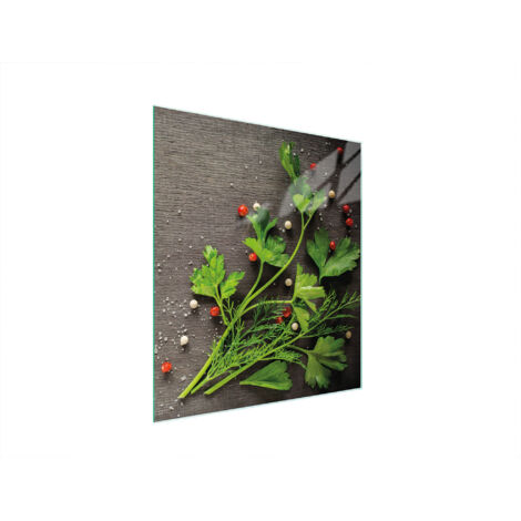 TAGLIERE IN VETRO 45x52 PEPPER