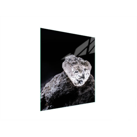 TAGLIERE IN VETRO 45x52 PIETRA