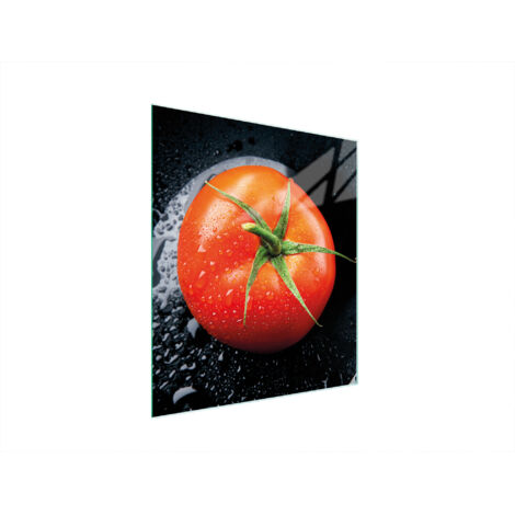 TAGLIERE IN VETRO 45x52 POMODORO