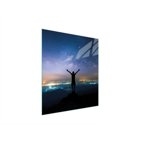 TAGLIERE IN VETRO 45x52 STELLE