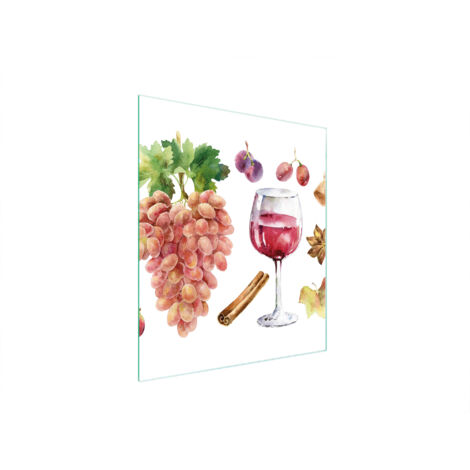 TAGLIERE IN VETRO 45x52 VINO