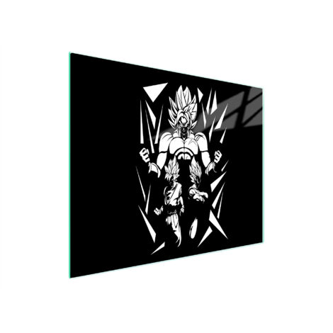 TAGLIERE IN VETRO 52x30 ANIME
