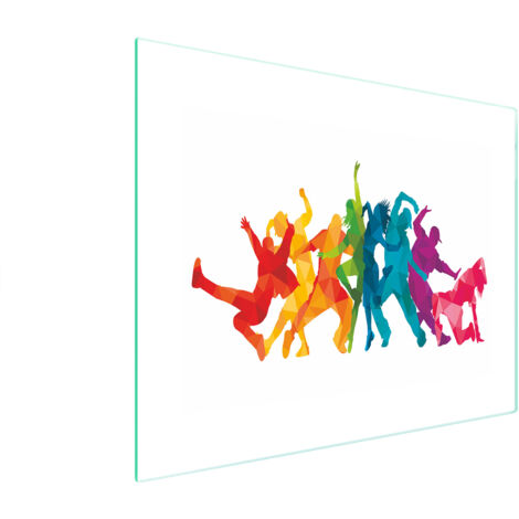 TAGLIERE IN VETRO 52x30 BIANCO