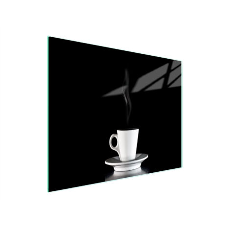TAGLIERE IN VETRO 52x30 CAFFÈ
