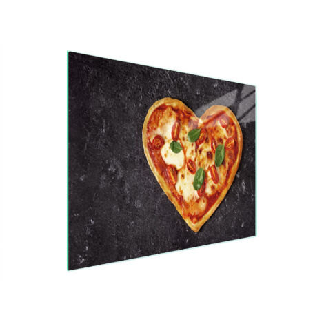 TAGLIERE IN VETRO 52x30 CUORE