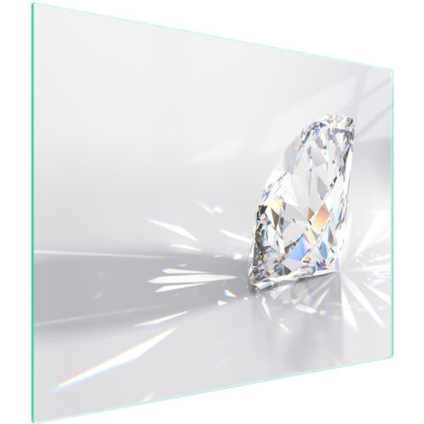 TAGLIERE IN VETRO 52x30 DIAMOND