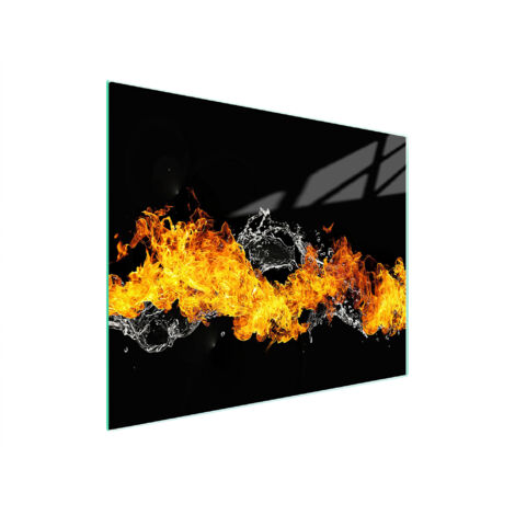 TAGLIERE IN VETRO 52x30 FUOCO