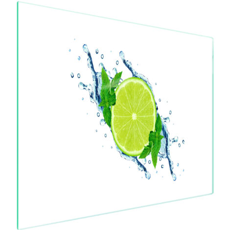 TAGLIERE IN VETRO 52x30 LIME