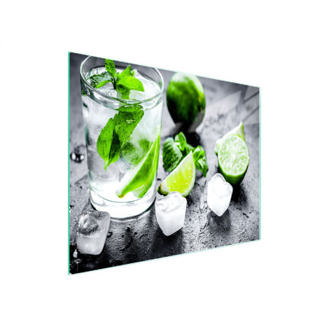 TAGLIERE IN VETRO 52x30 LIME