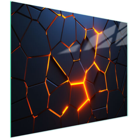 TAGLIERE IN VETRO 52x30 MAGMA