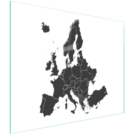 TAGLIERE IN VETRO 52x30 MAPPA