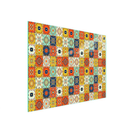 TAGLIERE IN VETRO 52x30 MOSAICO
