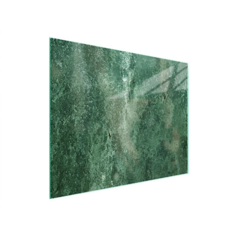 TAGLIERE IN VETRO 52x30 TURCHESE