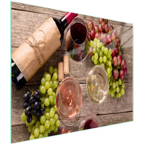 TAGLIERE IN VETRO 52x30 VINO