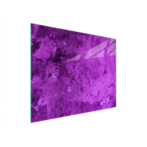 TAGLIERE IN VETRO 52x30 VIOLA