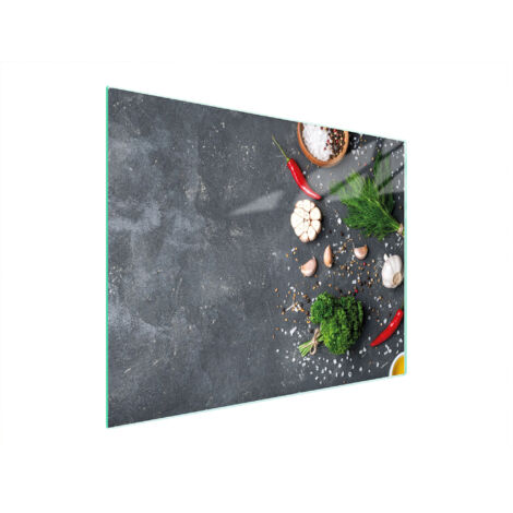 TAGLIERE IN VETRO 52x40 ARDESIA