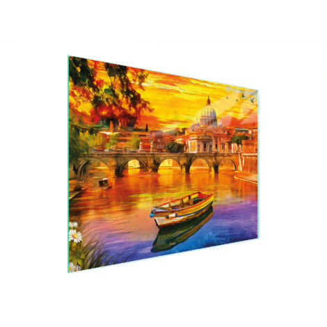 TAGLIERE IN VETRO 52x40 BARCA