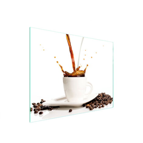 TAGLIERE IN VETRO 52x40 CAFFÈ