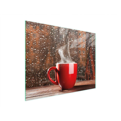 TAGLIERE IN VETRO 52x40 CAFFÈ
