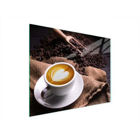 TAGLIERE IN VETRO 52x40 CAFFÈ
