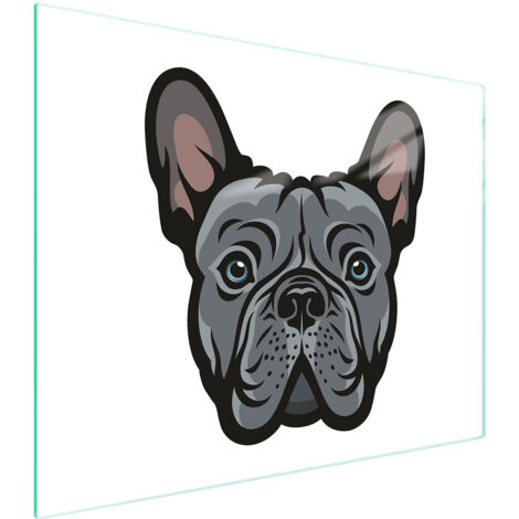 TAGLIERE IN VETRO 52x40 CANE