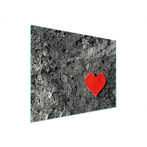 TAGLIERE IN VETRO 52x40 CUORE