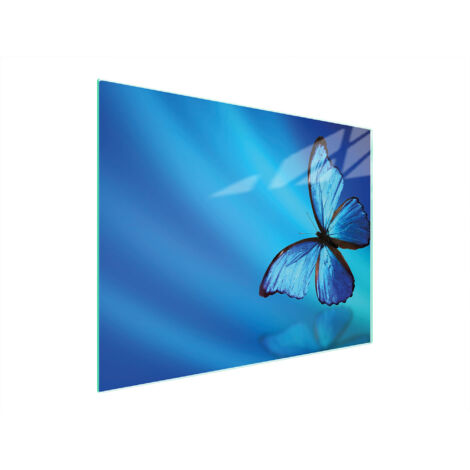 TAGLIERE IN VETRO 52x40 FARFALLA