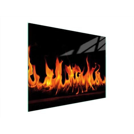 TAGLIERE IN VETRO 52x40 FIRE
