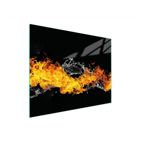 TAGLIERE IN VETRO 52x40 FIRE