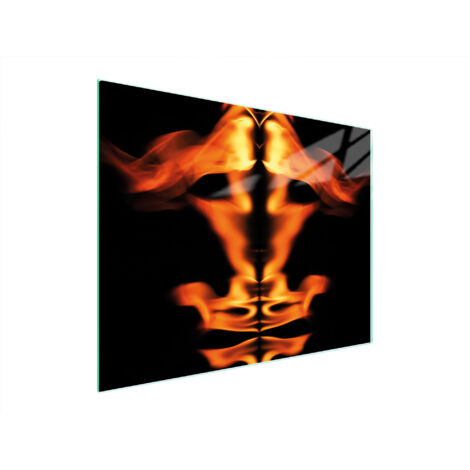TAGLIERE IN VETRO 52x40 FIRE