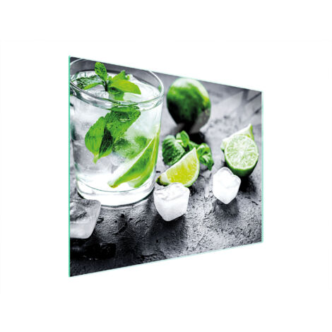 TAGLIERE IN VETRO 52x40 LIME