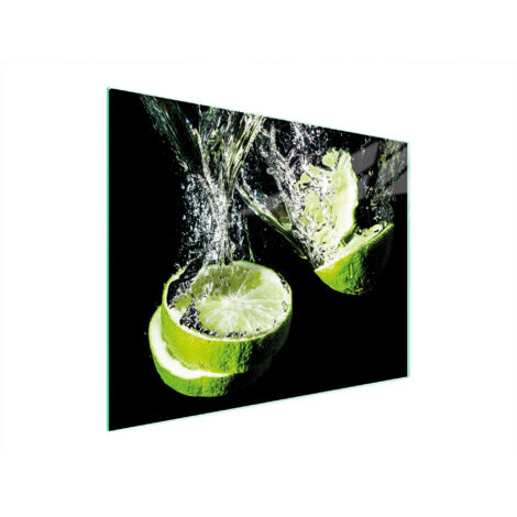 TAGLIERE IN VETRO 52x40 LIME