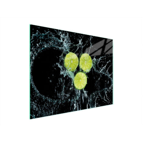 TAGLIERE IN VETRO 52x40 LIMONE