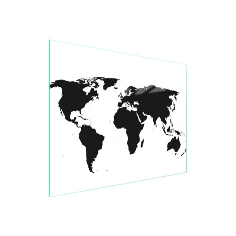 TAGLIERE IN VETRO 52x40 MAPPA