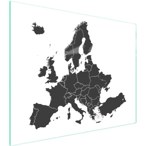 TAGLIERE IN VETRO 52x40 MAPPA