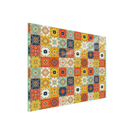 TAGLIERE IN VETRO 52x40 MOSAICO