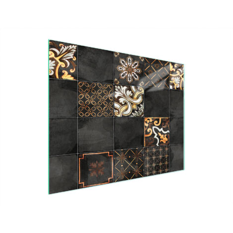 TAGLIERE IN VETRO 52x40 MOSAICO