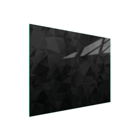 TAGLIERE IN VETRO 52x40 NERO