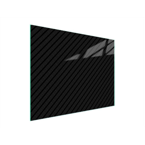 TAGLIERE IN VETRO 52x40 NERO