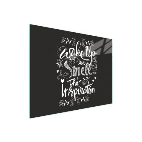 TAGLIERE IN VETRO 52x40 NERO